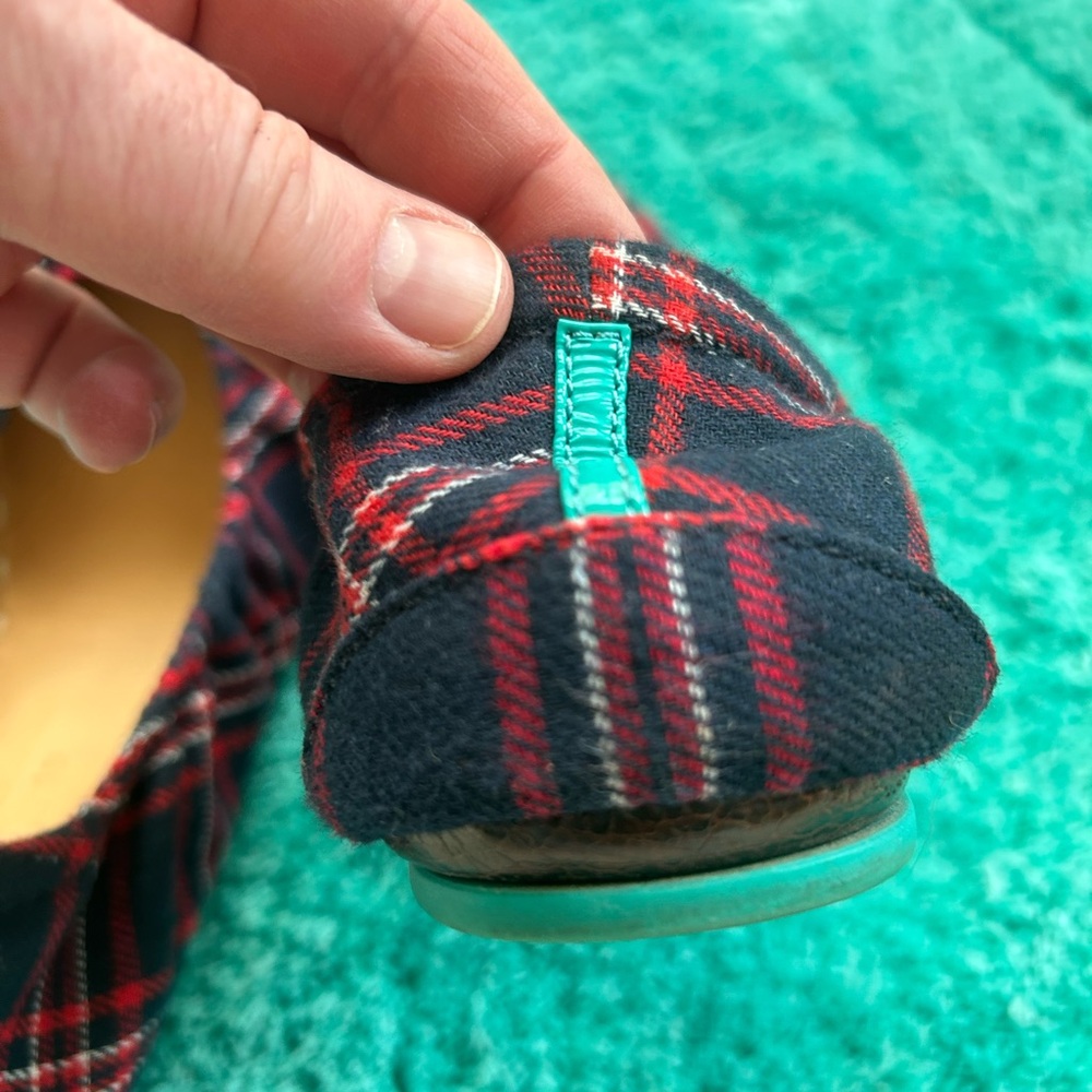 Plaid Tieks! Size 10. Great condition.